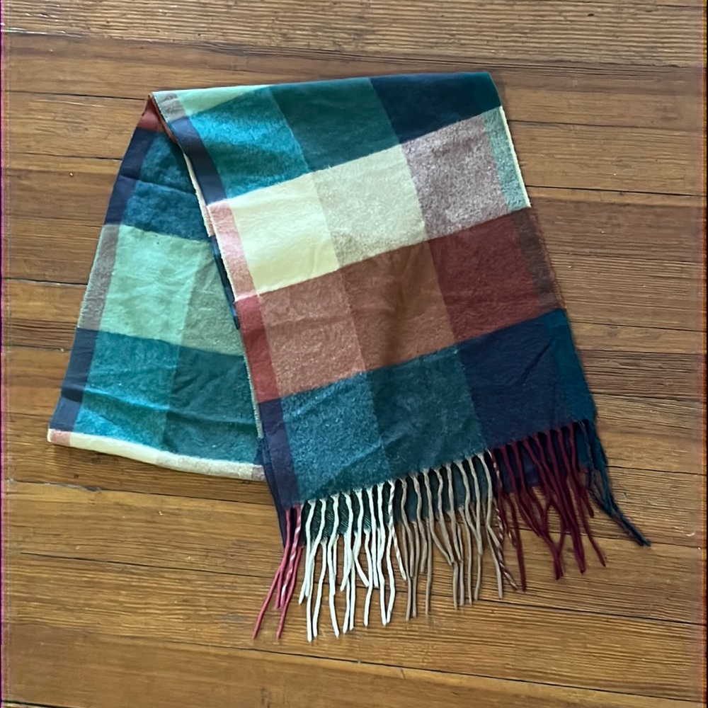 Plaid Multicolor Scarf